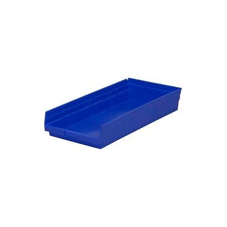 Quantum Storage Systems Nesting Storage Shelf Bin, Blue, 6 PK QSB116BL